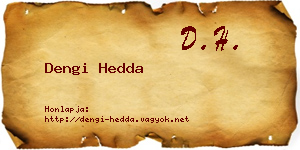 Dengi Hedda névjegykártya